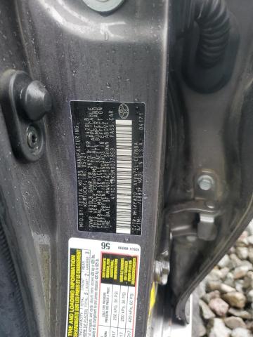 4T1C11BK5MU037859 - 2021 TOYOTA CAMRY LE GRAY photo 12