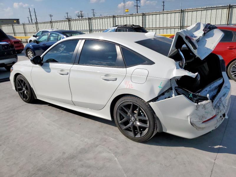 2HGFE2F57SH578459 - 2025 HONDA CIVIC SPORT თეთრი ფოტო 2