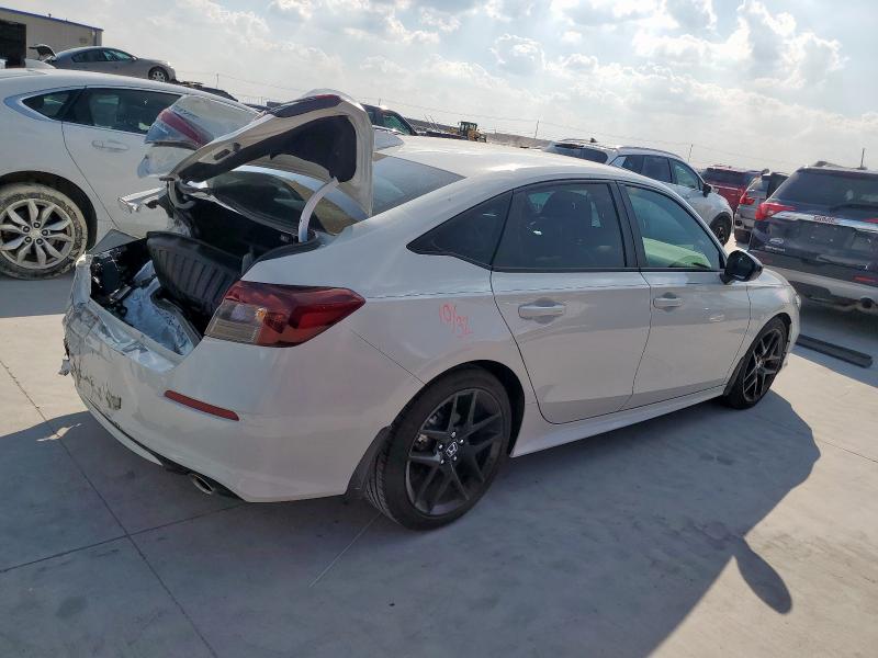 2HGFE2F57SH578459 - 2025 HONDA CIVIC SPORT თეთრი ფოტო 3