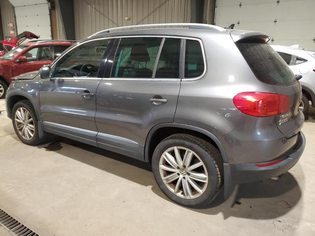 WVGBV3AX4EW549644 - 2014 VOLKSWAGEN TIGUAN S GRAY photo 2