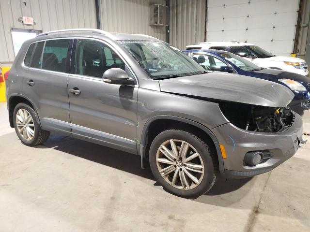 WVGBV3AX4EW549644 - 2014 VOLKSWAGEN TIGUAN S GRAY photo 4
