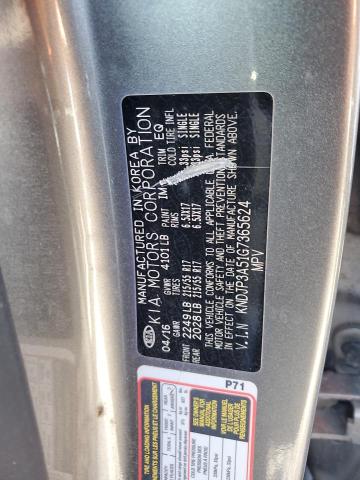 KNDJP3A51G7365624 - 2016 KIA SOUL + GRAY photo 13