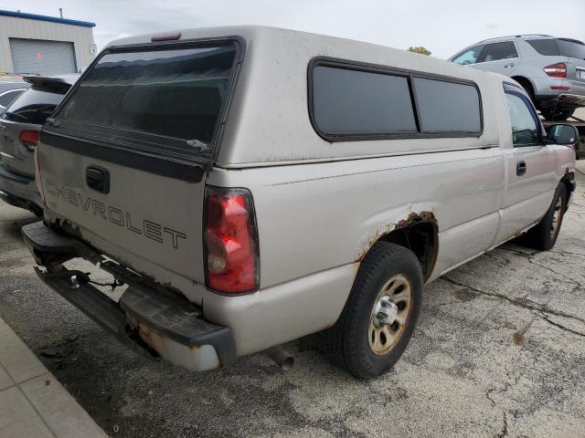 1GCEC14X87Z118118 - 2007 CHEVROLET SILVERADO C1500 CLASSIC BEIGE photo 3