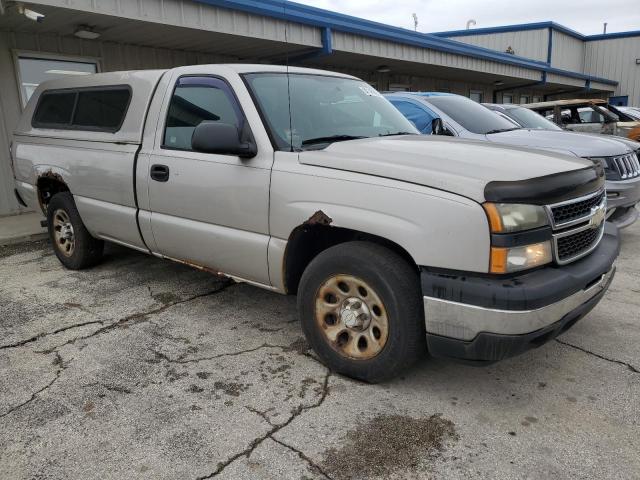 1GCEC14X87Z118118 - 2007 CHEVROLET SILVERADO C1500 CLASSIC BEIGE photo 4