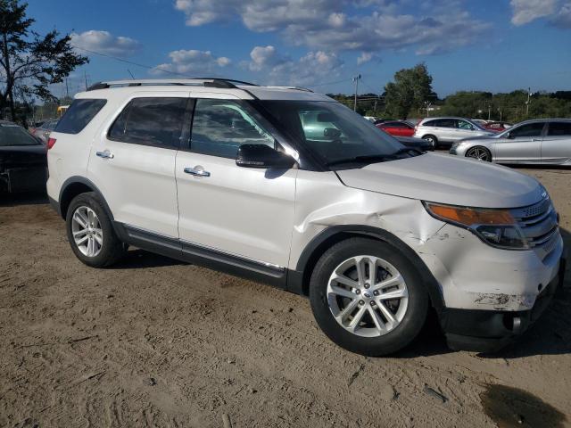 1FM5K8D89EGB56918 - 2014 FORD EXPLORER XLT WHITE photo 4
