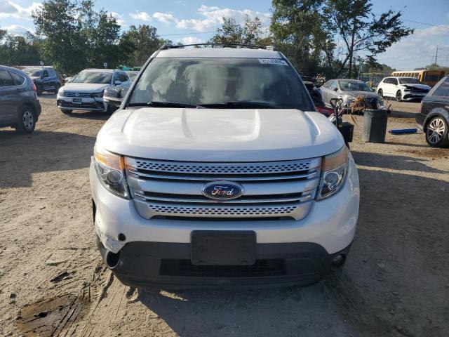 1FM5K8D89EGB56918 - 2014 FORD EXPLORER XLT WHITE photo 5