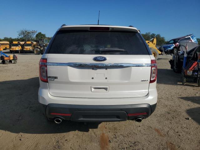 1FM5K8D89EGB56918 - 2014 FORD EXPLORER XLT WHITE photo 6