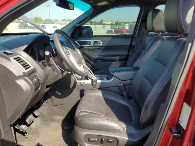 1FM5K8GT9FGB67189 - 2015 FORD EXPLORER SPORT RED photo 7