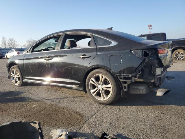 5NPE34AF7JH671144 - 2018 HYUNDAI SONATA SPORT შავი ფოტო 2