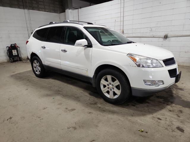 1GNLRFED3AJ245038 - 2010 CHEVROLET TRAVERSE LT Weiß Foto 4