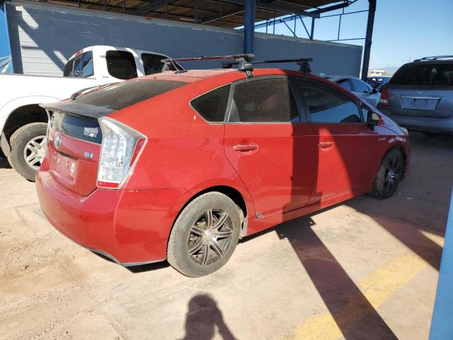 JTDKN3DU7B1338081 - 2011 TOYOTA PRIUS RED photo 3
