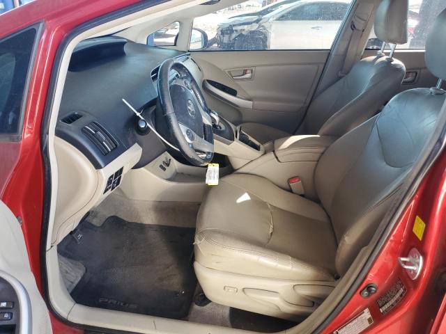 JTDKN3DU7B1338081 - 2011 TOYOTA PRIUS RED photo 7