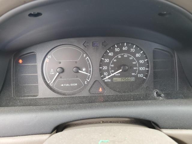 1NXBR12E12Z582100 - 2002 TOYOTA COROLLA CE SILVER photo 9