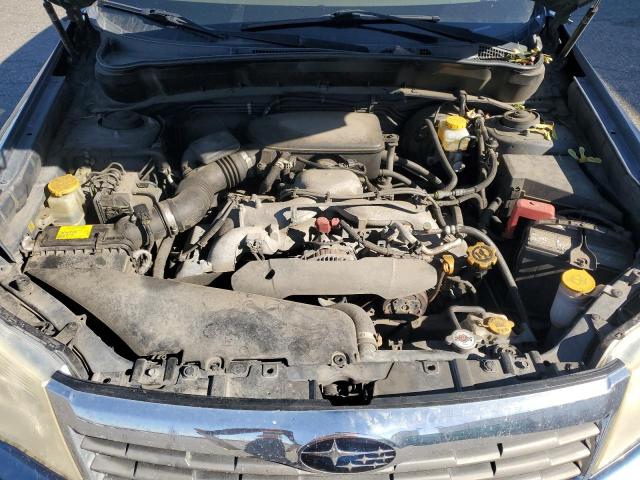 JF2SH61689H791529 - 2009 SUBARU FORESTER 2.5X BLUE photo 12