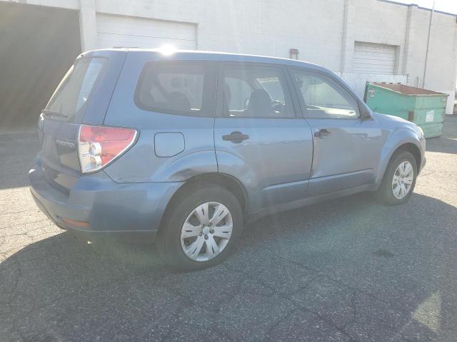 JF2SH61689H791529 - 2009 SUBARU FORESTER 2.5X BLUE photo 3