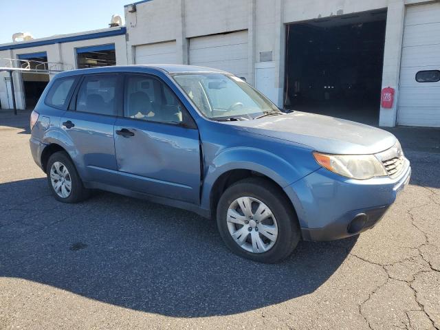 JF2SH61689H791529 - 2009 SUBARU FORESTER 2.5X BLUE photo 4