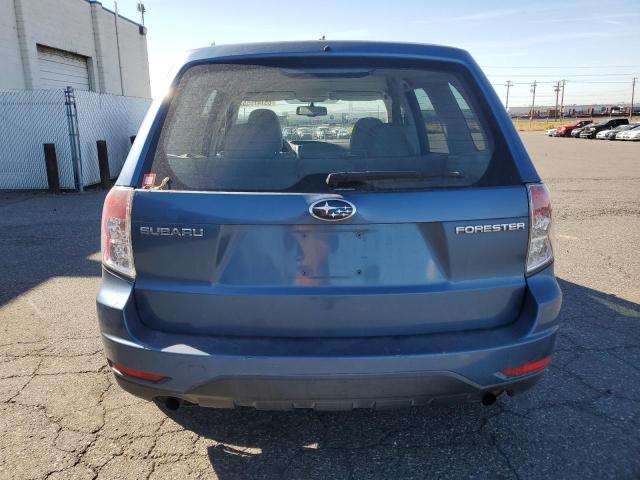 JF2SH61689H791529 - 2009 SUBARU FORESTER 2.5X BLUE photo 6