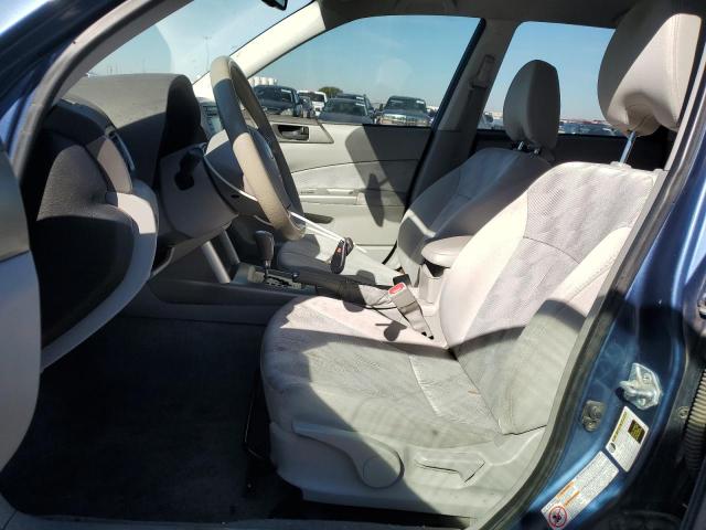 JF2SH61689H791529 - 2009 SUBARU FORESTER 2.5X BLUE photo 7