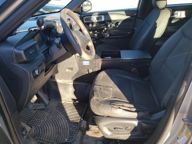 1FM5K8AWXLGB22468 - 2020 FORD EXPLORER POLICE INTERCEPTOR 银色 照片 7