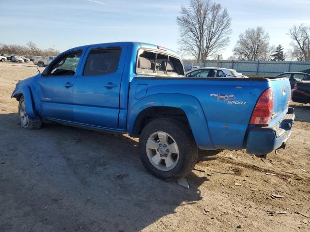 5TEJU62N38Z521715 - 2008 TOYOTA TACOMA DOUBLE CAB PRERUNNER BLUE photo 2