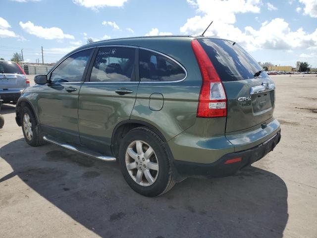 JHLRE38708C044170 - 2008 HONDA CR-V EXL GREEN photo 2