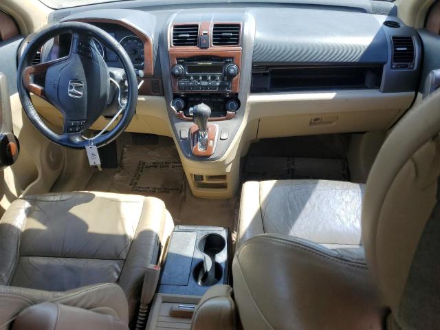 JHLRE38708C044170 - 2008 HONDA CR-V EXL GREEN photo 8