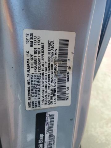 5FNRL5H20DB015865 - 2013 HONDA ODYSSEY LX SILVER photo 13