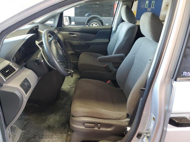5FNRL5H20DB015865 - 2013 HONDA ODYSSEY LX SILVER photo 7