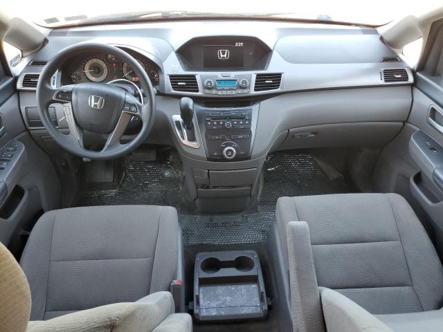 5FNRL5H20DB015865 - 2013 HONDA ODYSSEY LX SILVER photo 8
