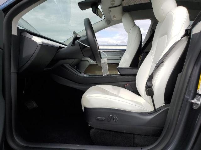 5YJYGDEE8MF284219 - 2021 TESLA MODEL Y Темно-сірий фото 7