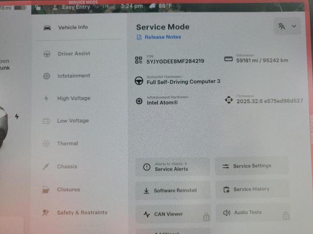5YJYGDEE8MF284219 - 2021 TESLA MODEL Y Темно-сірий фото 9