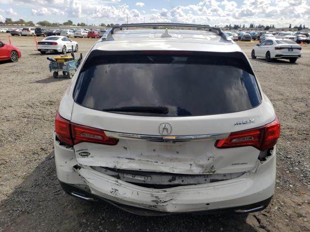5FRYD4H9XGB044597 - 2016 ACURA MDX ADVANCE WHITE photo 6