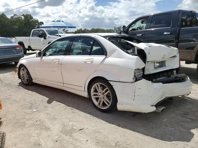 WDDGF8AB3DR243675 - 2013 MERCEDES-BENZ C 300 4MATIC WHITE photo 2