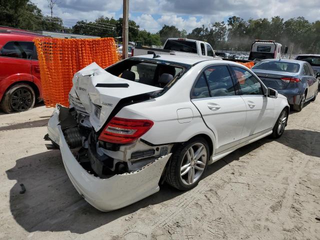WDDGF8AB3DR243675 - 2013 MERCEDES-BENZ C 300 4MATIC WHITE photo 3