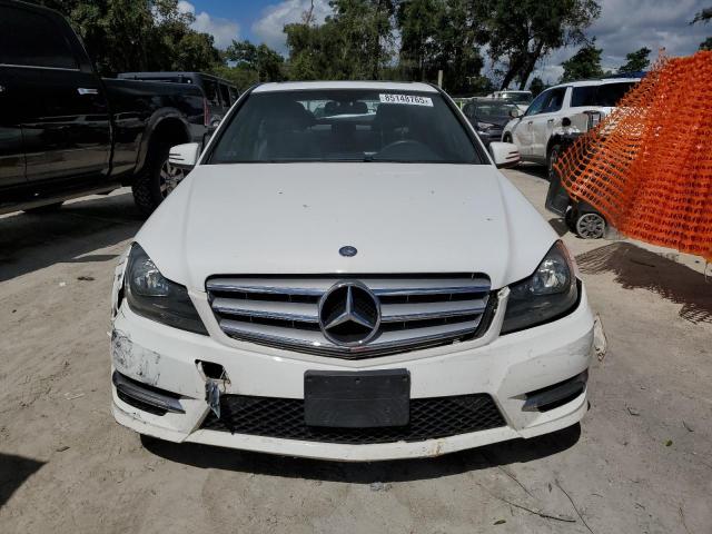 WDDGF8AB3DR243675 - 2013 MERCEDES-BENZ C 300 4MATIC WHITE photo 5