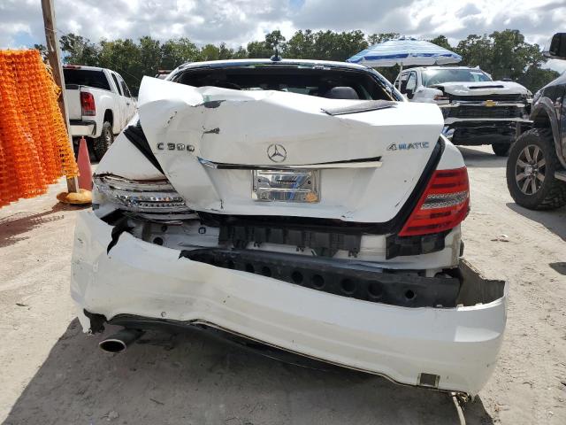 WDDGF8AB3DR243675 - 2013 MERCEDES-BENZ C 300 4MATIC WHITE photo 6