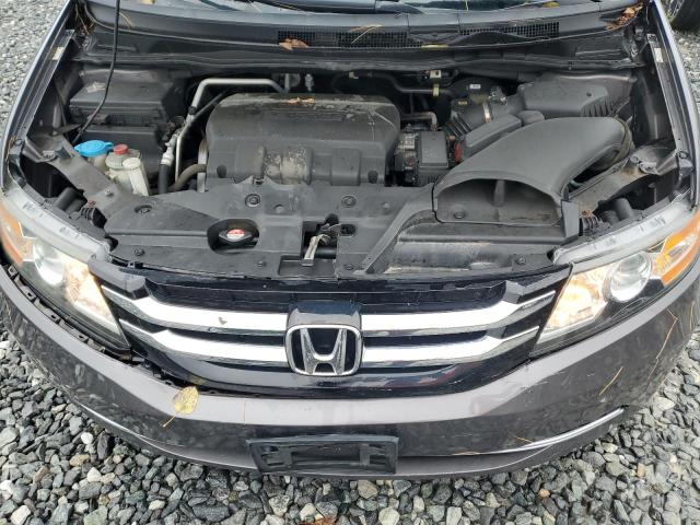 5FNRL5H65EB002291 - 2014 HONDA ODYSSEY EXL BROWN photo 12