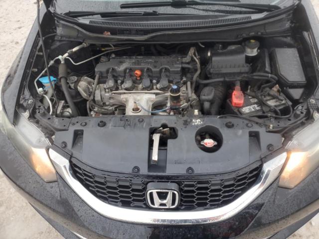 19XFB2F92FE089155 - 2015 HONDA CIVIC EXL შავი ფოტო 11