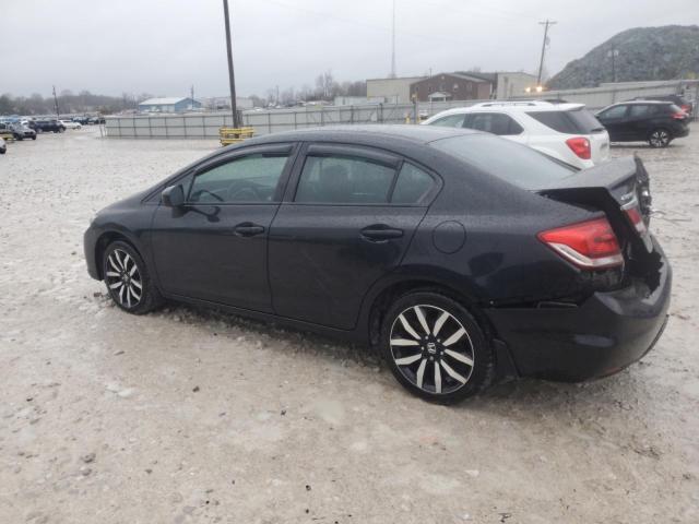 19XFB2F92FE089155 - 2015 HONDA CIVIC EXL შავი ფოტო 2