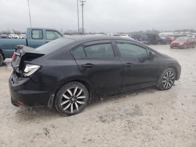 19XFB2F92FE089155 - 2015 HONDA CIVIC EXL შავი ფოტო 3