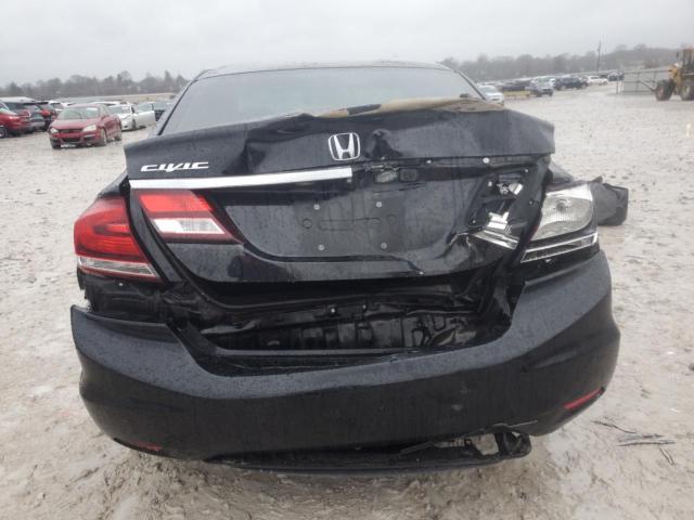 19XFB2F92FE089155 - 2015 HONDA CIVIC EXL შავი ფოტო 6