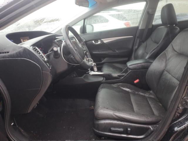 19XFB2F92FE089155 - 2015 HONDA CIVIC EXL შავი ფოტო 7