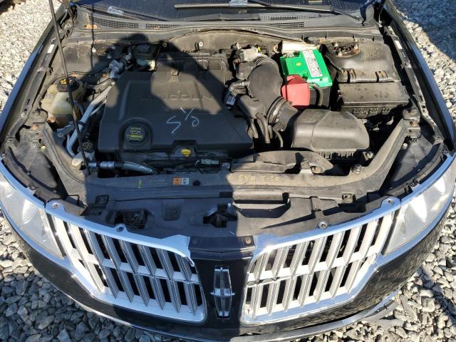 3LNHL2GC5CR802484 - 2012 LINCOLN MKZ BLACK photo 11