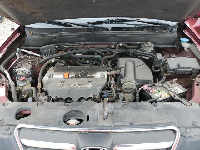 JHLRD78865C026349 - 2005 HONDA CR-V EX BURGUNDY photo 12