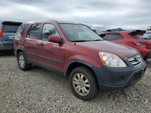 JHLRD78865C026349 - 2005 HONDA CR-V EX BURGUNDY photo 4