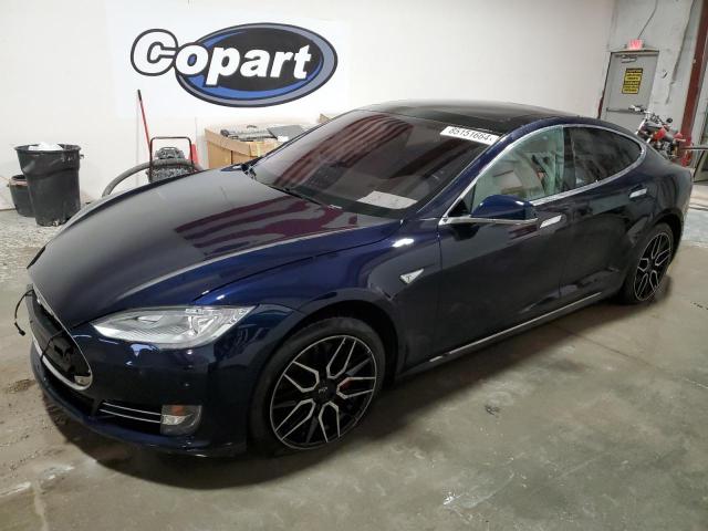 5YJSA1CP2DFP22369 - 2013 TESLA MODEL S Mavi foto 1