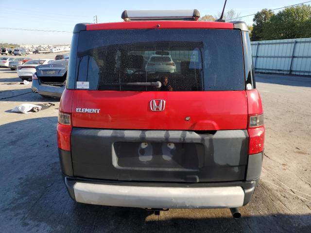 5J6YH28605L014691 - 2005 HONDA ELEMENT EX 红色 照片 6