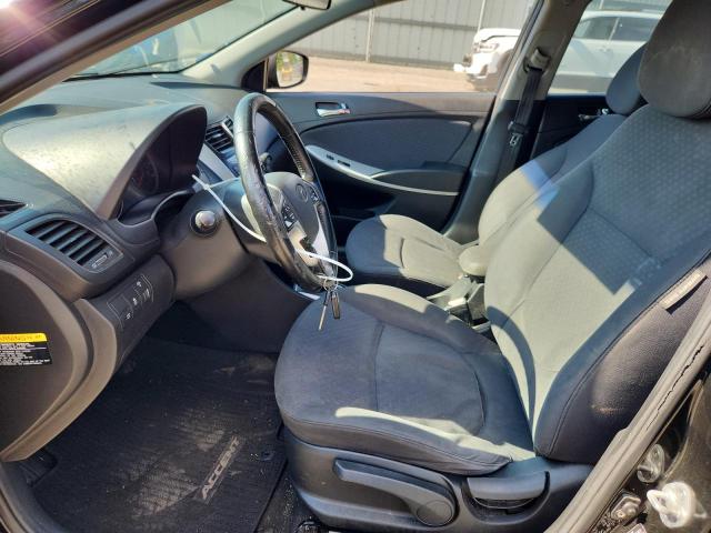 KMHCU5AE1CU039214 - 2012 HYUNDAI ACCENT GLS BLACK photo 7