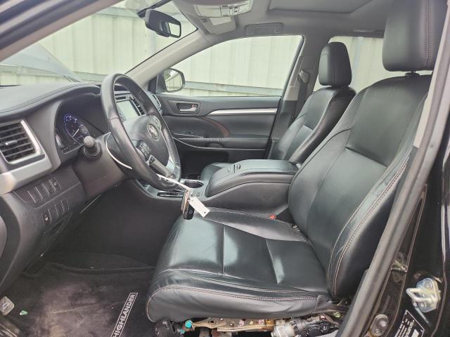 5TDKKRFH1FS103017 - 2015 TOYOTA HIGHLANDER XLE შავი ფოტო 7