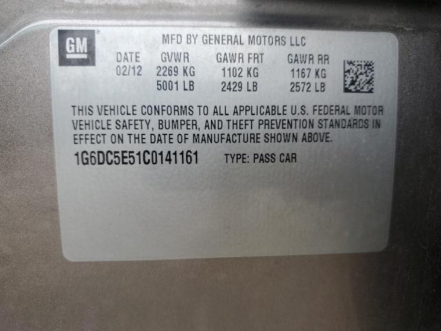 1G6DC5E51C0141161 - 2012 CADILLAC CTS Qəhvəyi foto 12